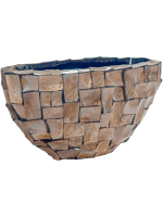 Oceana Pearl Oval brown 60x26x30cm